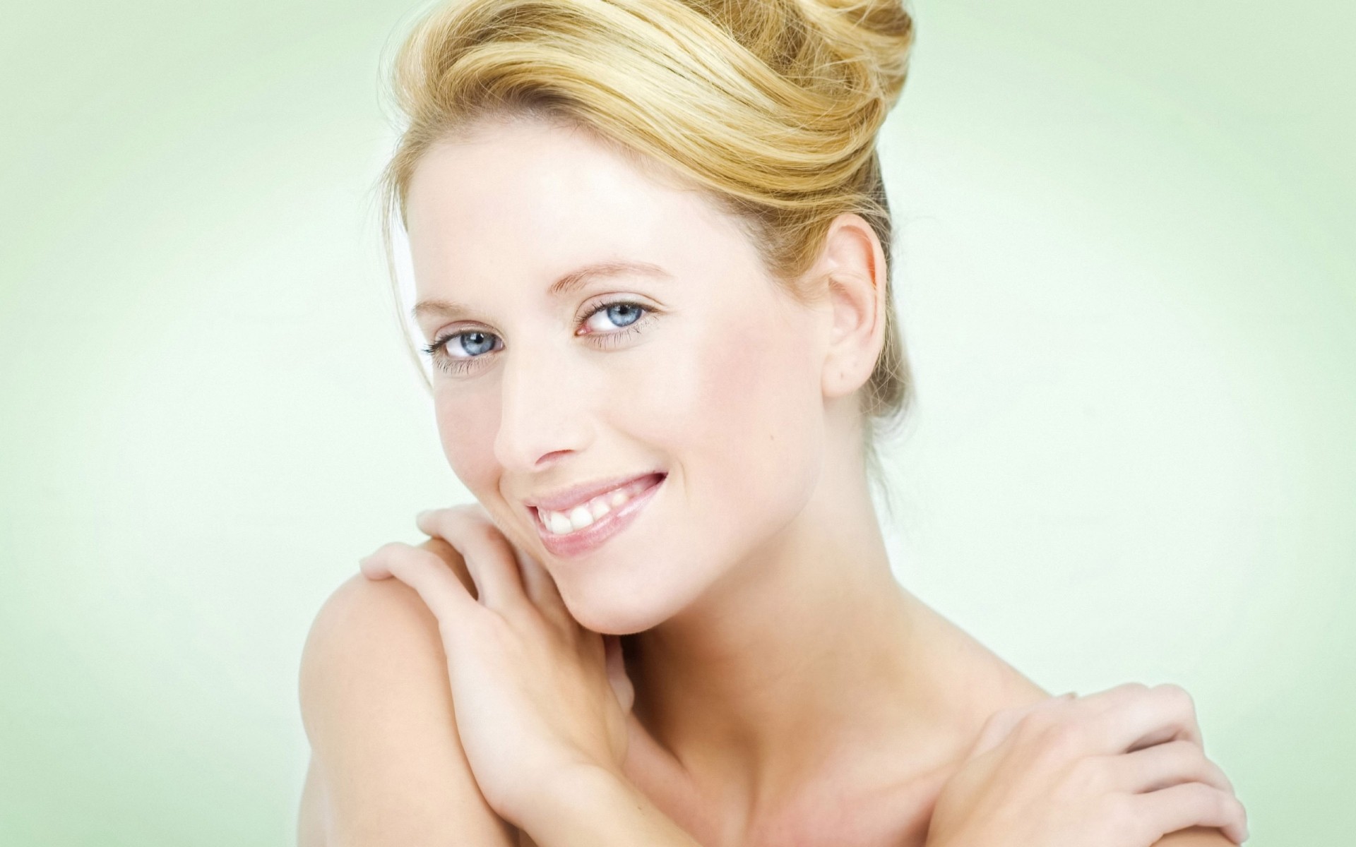 kadın portre çıplak cilt seksi göz oldukça moda sihir temiz genç kız kadın