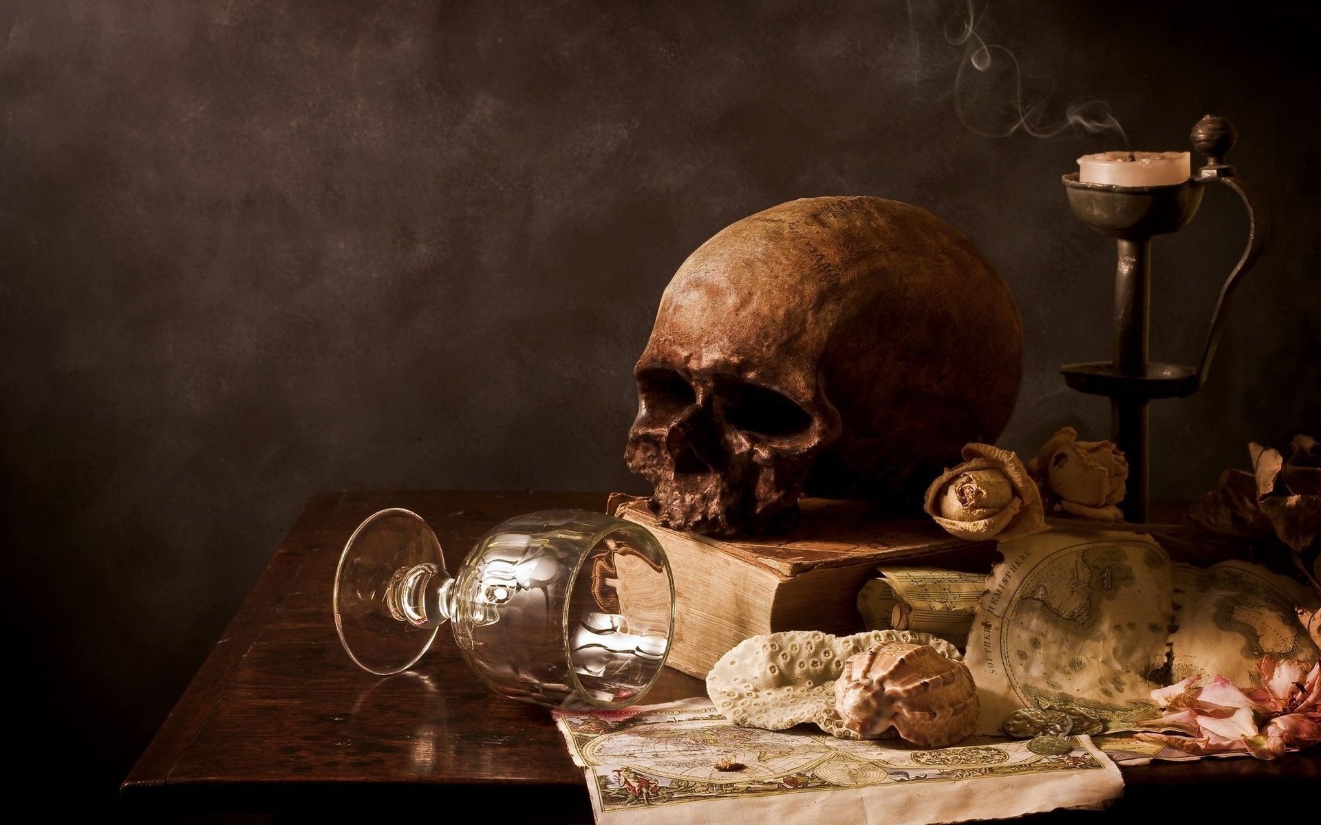 natürmort gıda tablo konteyner bir kapalı mobilya içme yetişkin kafatası kafa ölü