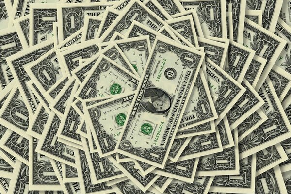 Arka plan Para banknotları haysiyet miktarı bir dolar