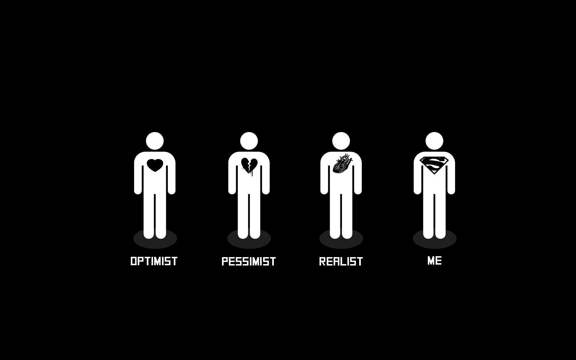 sembol iş illüstrasyon masaüstü izole kötümser ruh hali iyimser ruh hali realist