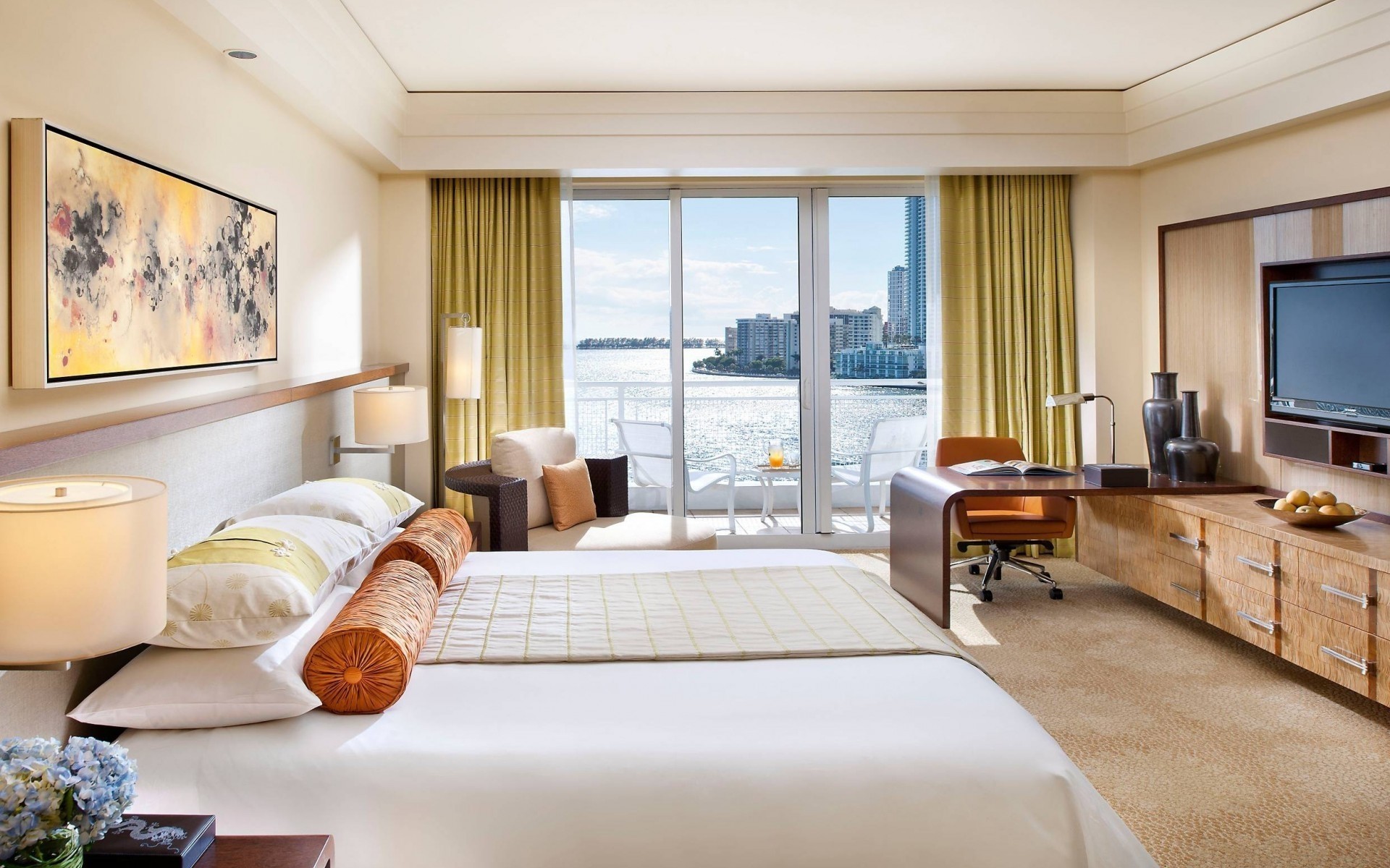 mobilya oda yatak odası kapalı yatak lamba pencereler iç tasarım masa yastık yer ev daire otel lüks modern zemin halı ev sandalye otel odası oda tasarımı