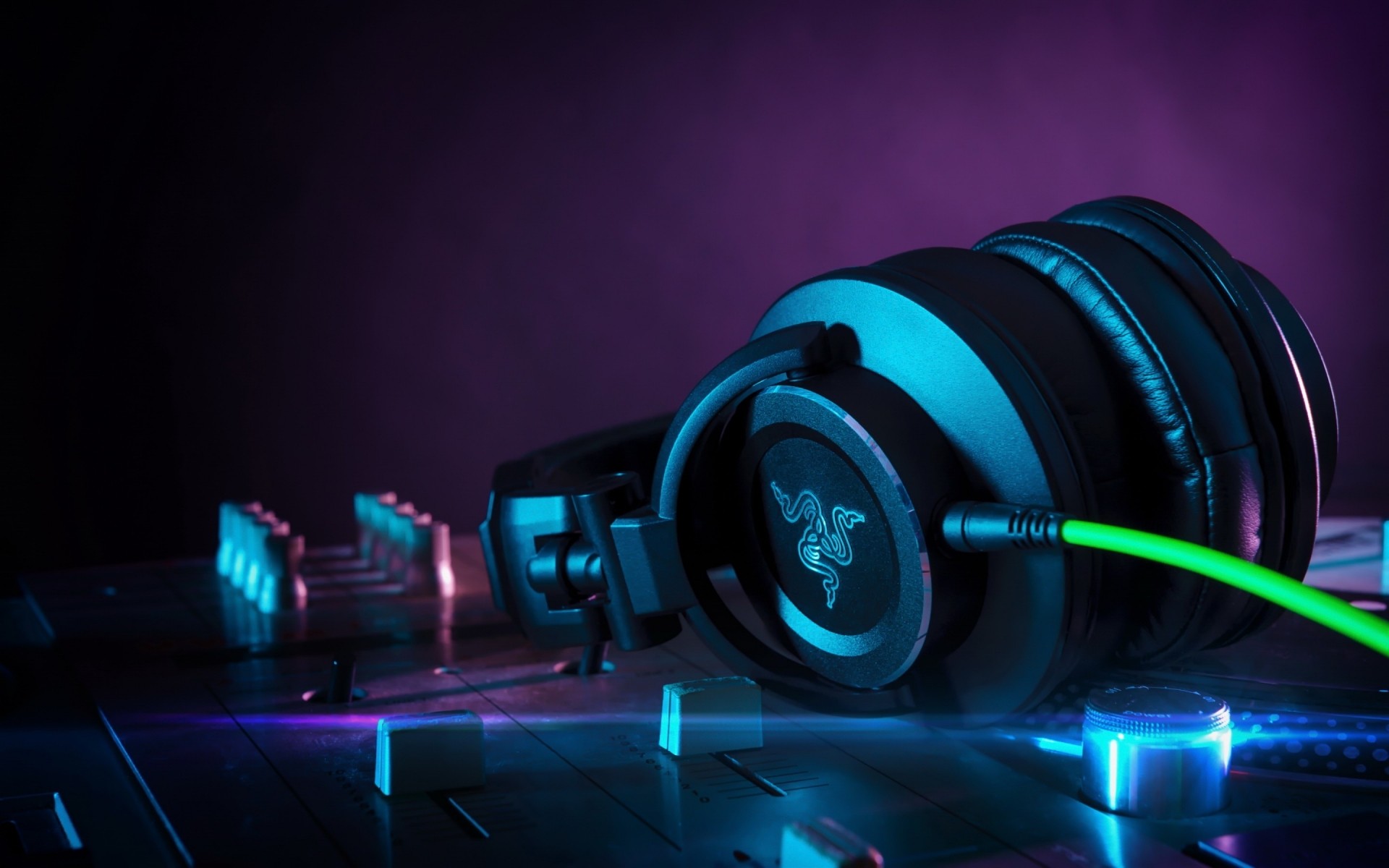 teknoloji ışık kulaklıklar araçlar teknisyen