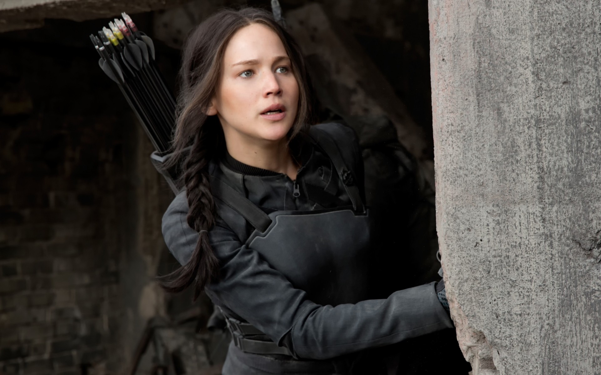 kadın bir portre yetişkin moda giyiyor açlık oyunları katniss everdeen aktris