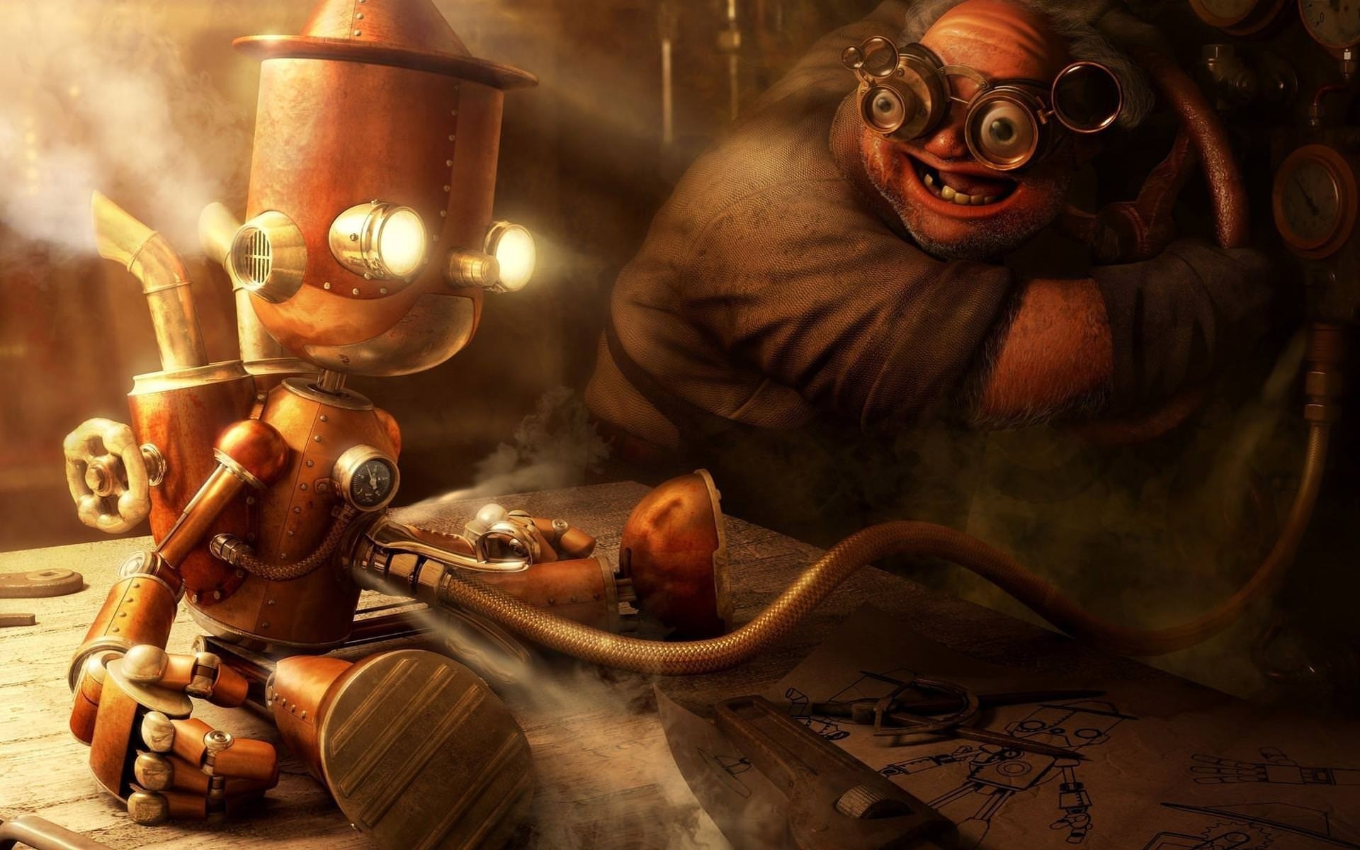 adam bir silah silah steampunk