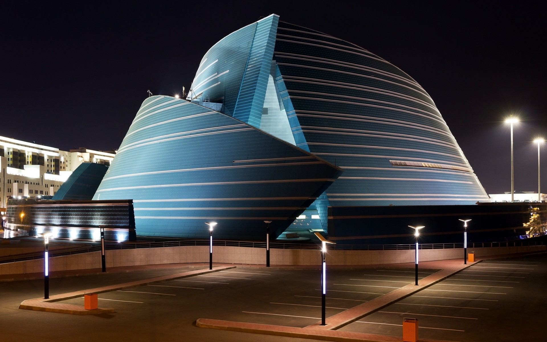 modern seyahat mimari ev opera şehir gökyüzü fütüristik ışık yansıma iş kentsel akşam ulaşım sistemi şehir merkezinde gökdelen alacakaranlık modern gece