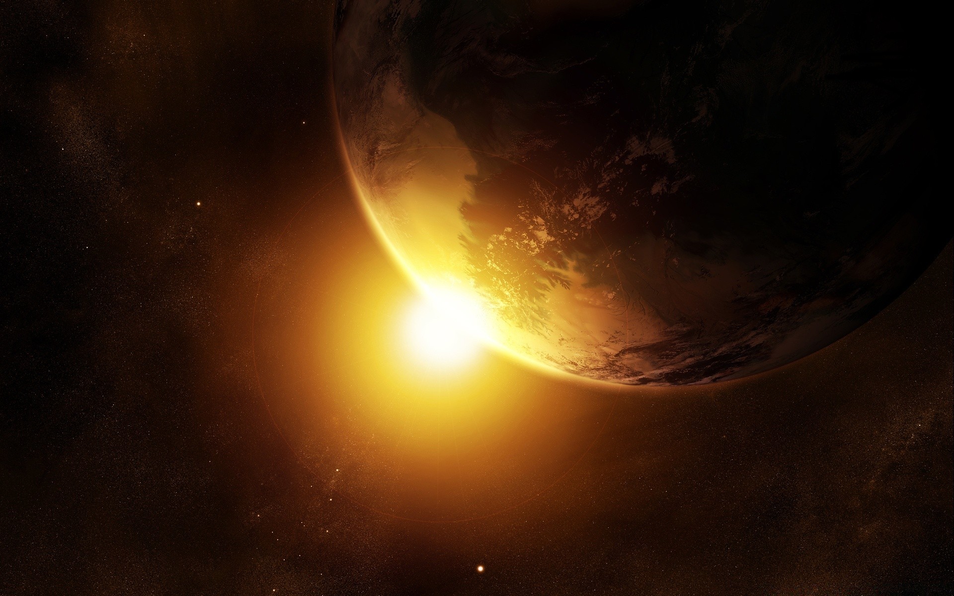 evren astronomi ay güneş karanlık küresel tutulma ışık güneş sistemi gezegenler fantezi atmosfer gökyüzü günbatımı