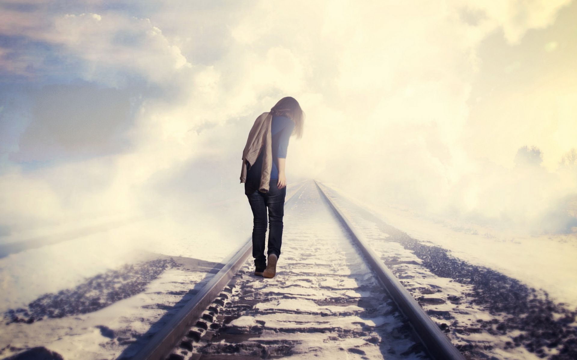 seyahat manzara yol kar gökyüzü bir kış parça ulaşım sistemi rehberlik tren dağlar demiryolu adam yetişkin gün ışığı açık havada