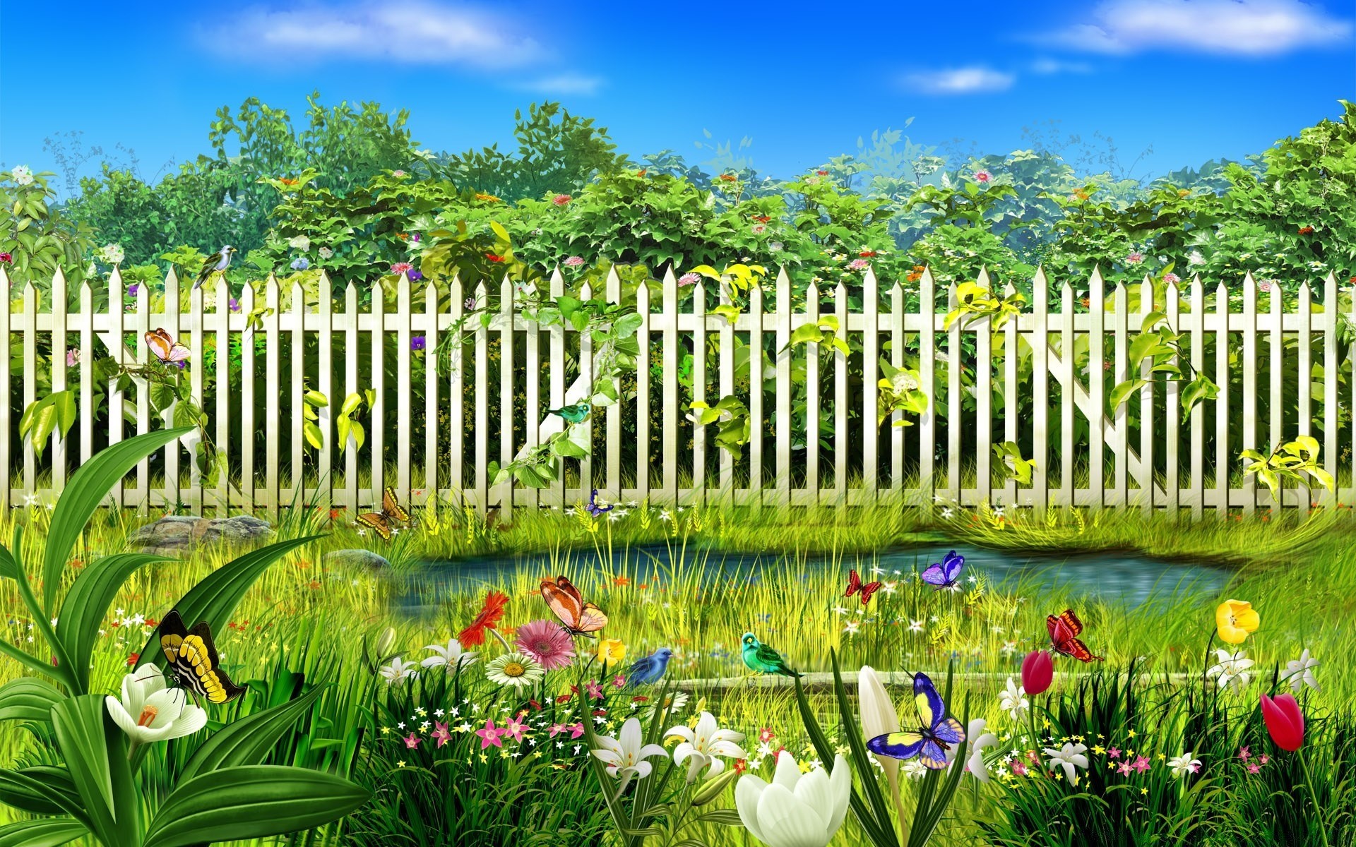 vektör grafikleri çimen bahçe doğa çiçek yaz flora yaprak açık havada çim manzara park gökyüzü büyüme çit ağaç güzel