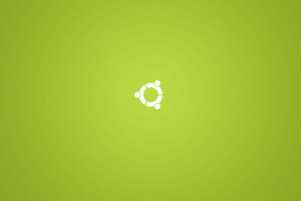Yeşil bir arka plan üzerinde Linux logosu