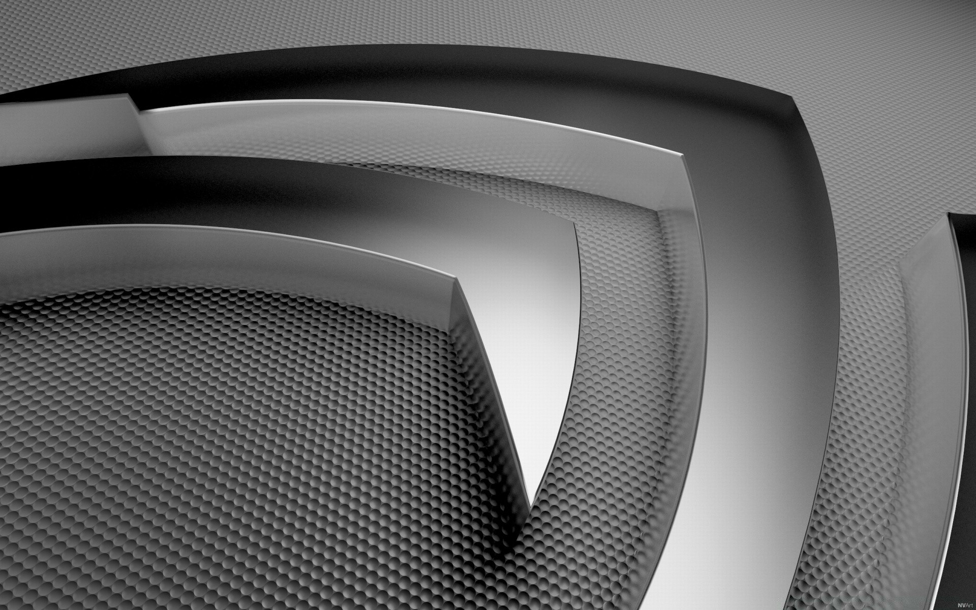 nvidia tek renkli modern tasarım soyut modern sanat metalik