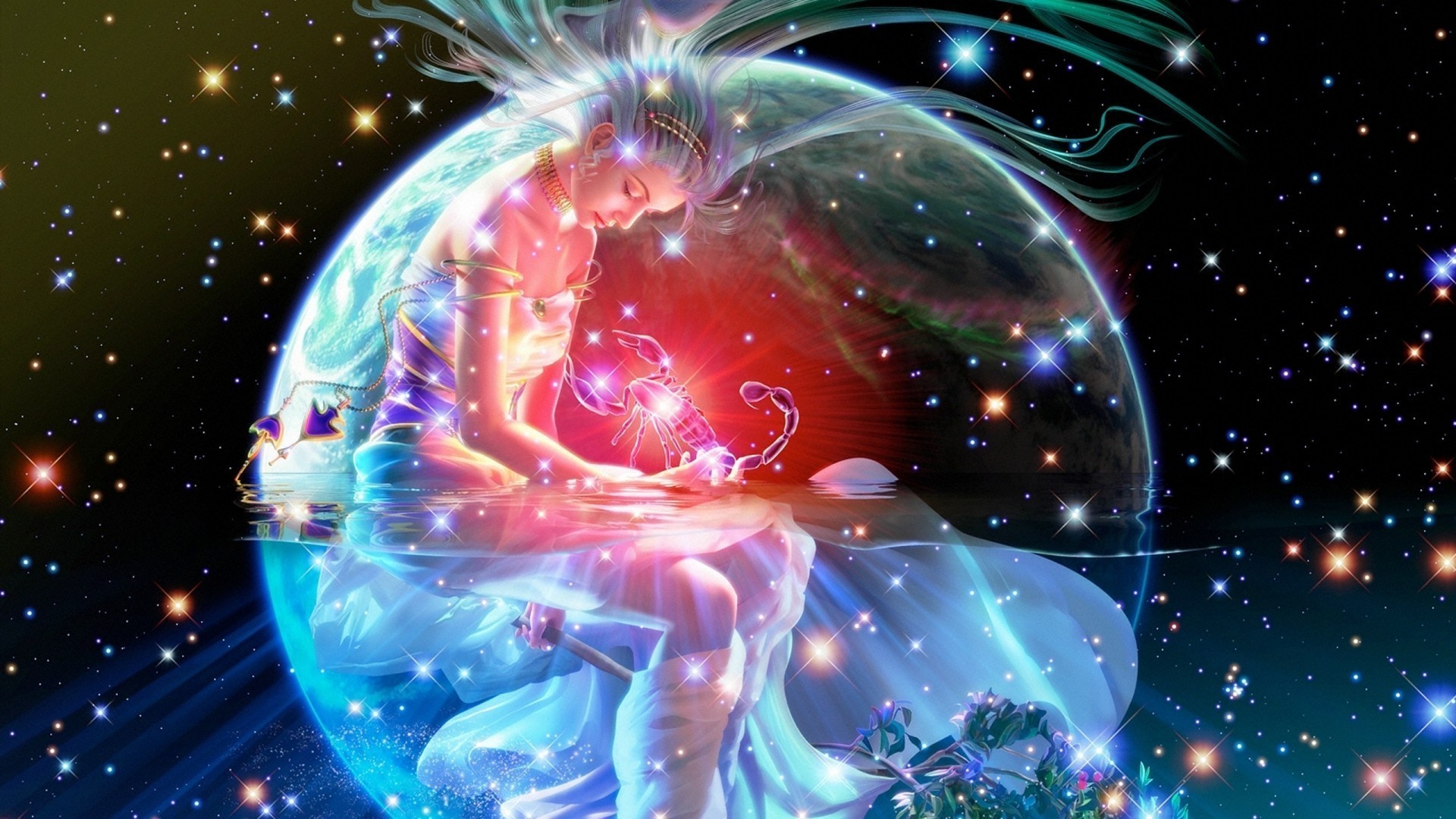 soyut tasarım ışık hareket masaüstü küre uzay bilim ışıldama parlak top şeklinde duvar kağıdı