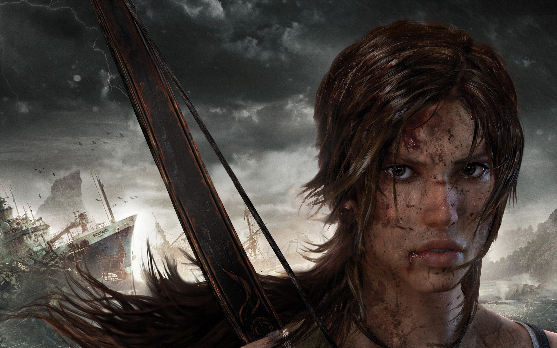 tomb raider portre yetişkin bir kadın