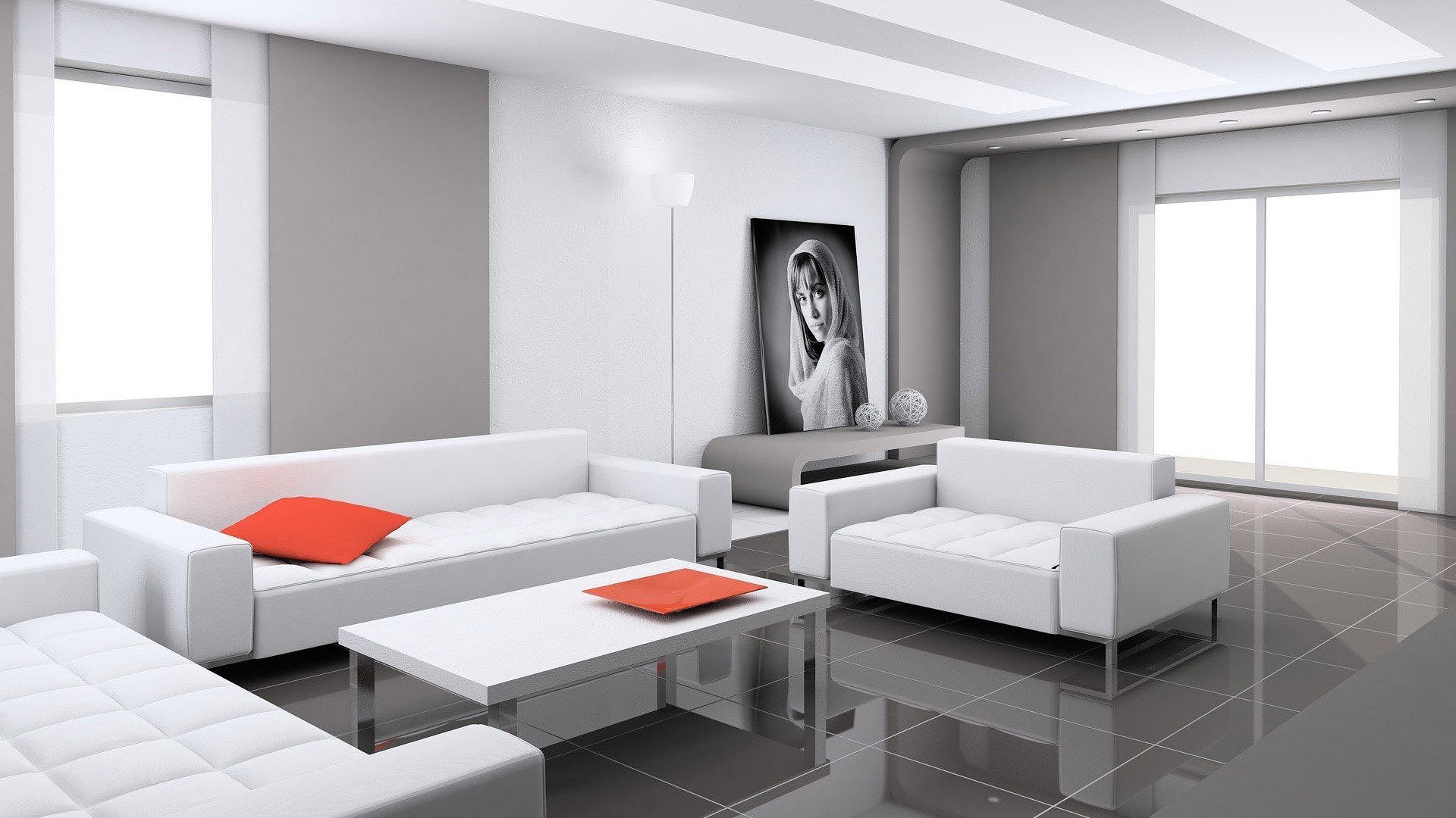 oturma odaları mobilya oda kapalı modern kanepe minimalist koltuk daire lamba pencereler aile tablo iç dizayn ev