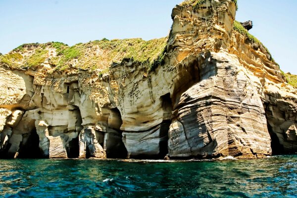 Kayalar Yeşil Deniz Doğa